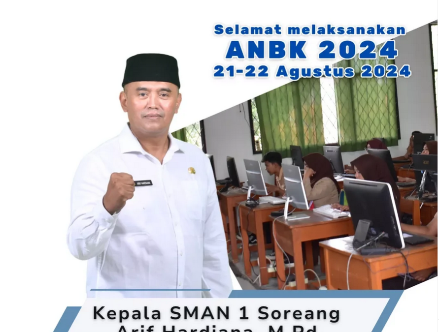 Selamat melaksanakan ANBK bagi para siswa-siswi terpilih kelas 11 SMAN 1 Soreang