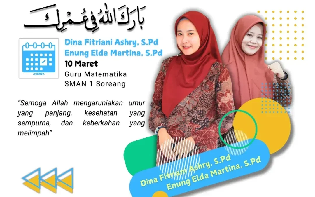𝐁𝐚𝐫𝐨𝐤𝐚𝐥𝐥𝐨𝐡𝐮 𝐟𝐢𝐢 𝐮𝐦𝐫𝐢𝐢𝐤, Ibu Dina Fitriani Ashry, S.Pd, dan Ibu Enung Elda Martina – 10 Maret