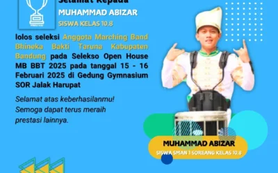 Muhammad Abidzar, Lolos Seleksi Anggota Marching Band Bhineka Tunggal Bakti Taruna Kabupaten Bandung 2025
