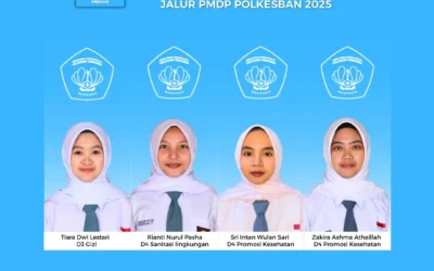 Selamat kepada empat Siswi yang lolos PTN jalur PMDP POLKESBAN 2025
