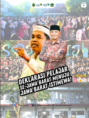 DEKLARASI PELAJAR SE-JAWA BARAT MENUJU JAWA BARAT ISTIMEWA