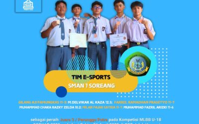 Siswa SMAN 1 Soreang Raih Prestasi Juara 3 di Ajang Kompetisi MLBB U-18 FORKAB 2025