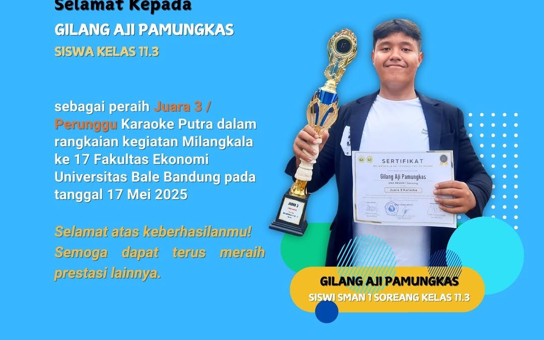 Selamat Kepada Gilang Aji PamungkasSiswa Kelas 11.3