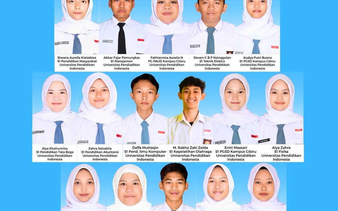 Selamat kepada 16 Alumni SMAN 1 Soreang yang lolos SNBT ke Kampus Universutas Pendidikan Indonesia