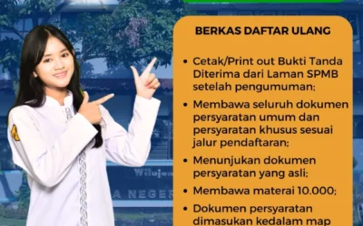 Informasi Daftar Ulang SPMB Tahap 1
