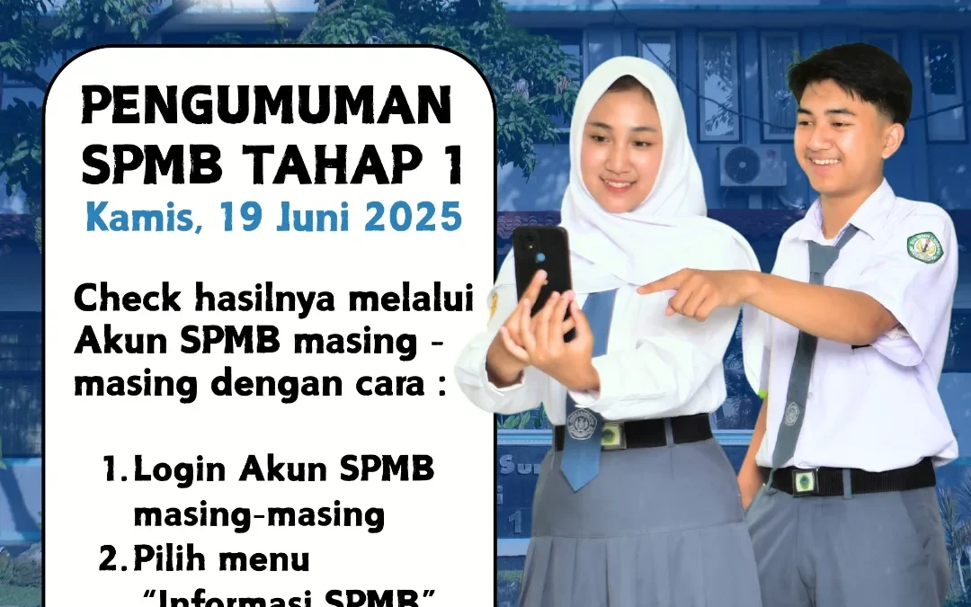 Pengumuman Hasil Seleksi Tahap 1