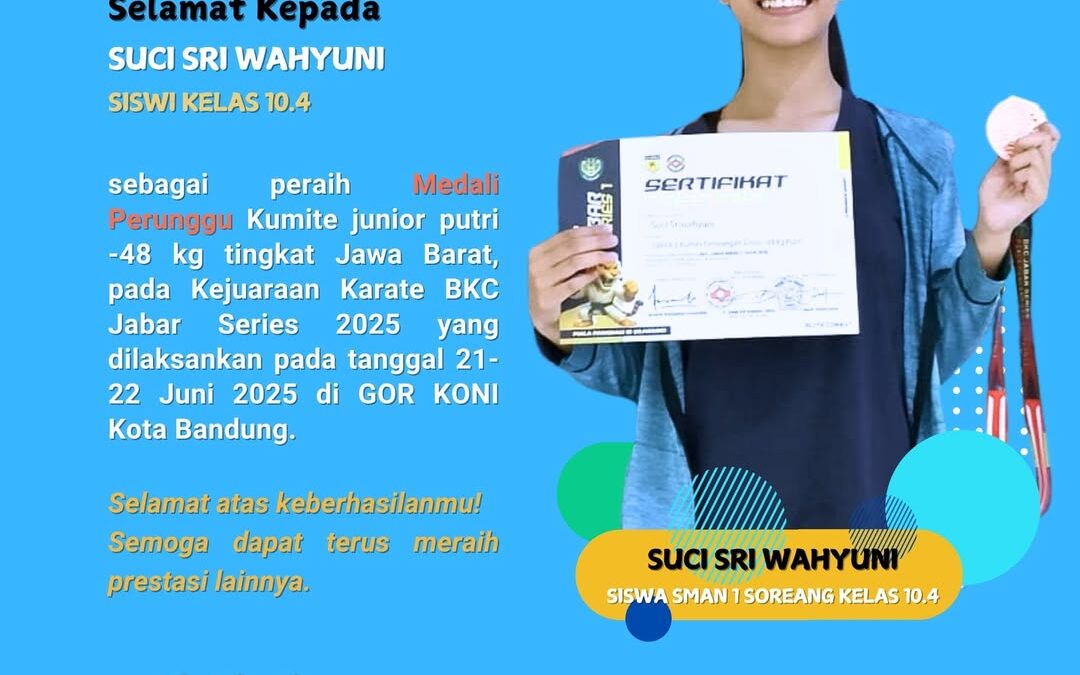 Selamat Kepada Suci Sri Wahyuni Kelas 10.4