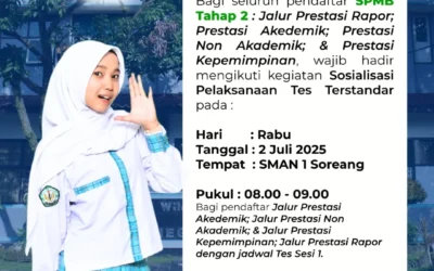 Informasi Penting SPMB Tahpa 2 : Jalur Prestasi Rapor