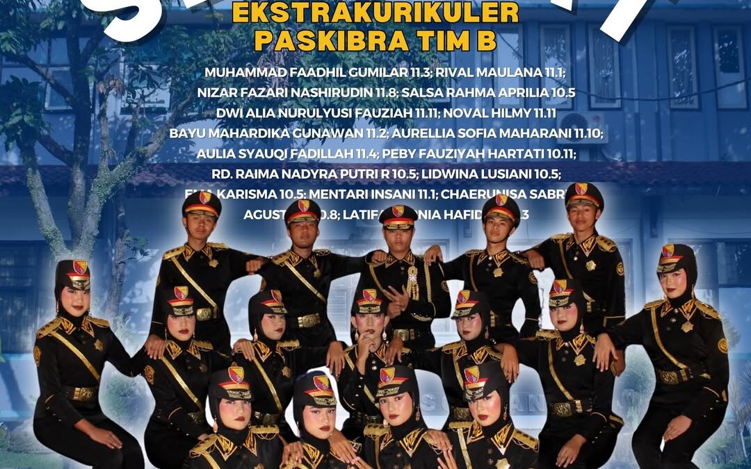 Selamat kepada 𝗘𝗸𝘀𝘁𝗿𝗮𝗸𝘂𝗿𝗶𝗸𝘂𝗹𝗲𝗿 Paskibra Tim B