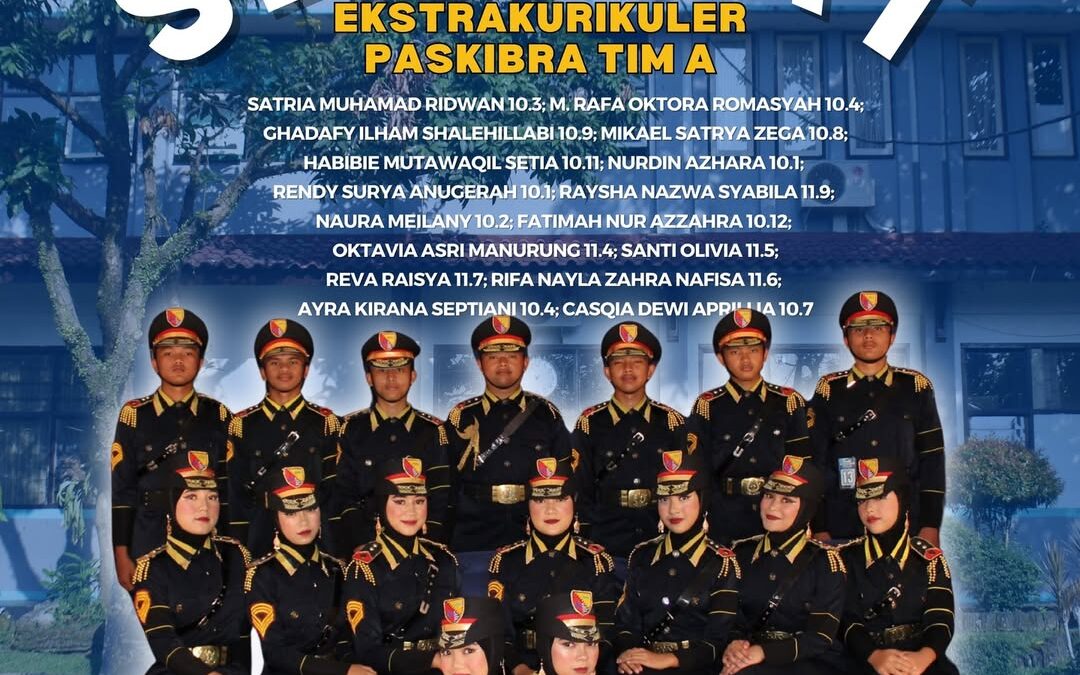 Selamat kepada 𝗘𝗸𝘀𝘁𝗿𝗮𝗸𝘂𝗿𝗶𝗸𝘂𝗹𝗲𝗿 Paskibra Tim A