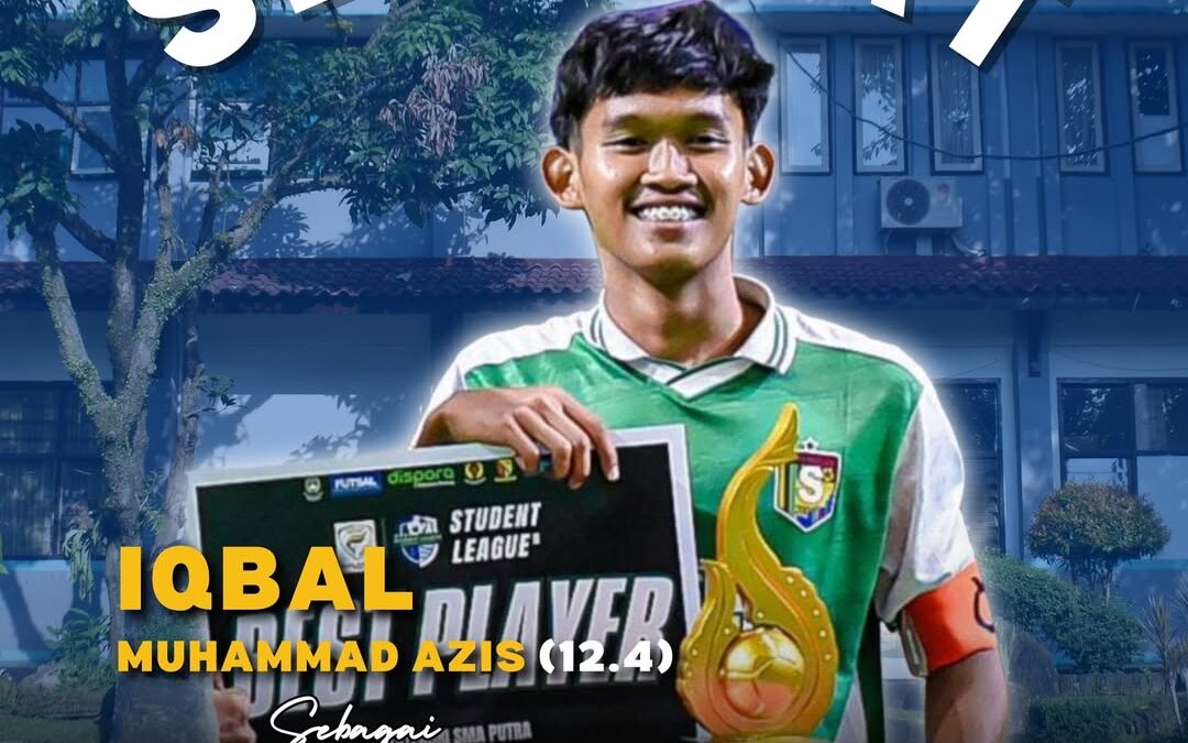 Selamat Kepada Iqbal Muhammad Aziz 12.4 Meraih Best Player Kategori SMA Putra pada Event Liga Pelajar 2025