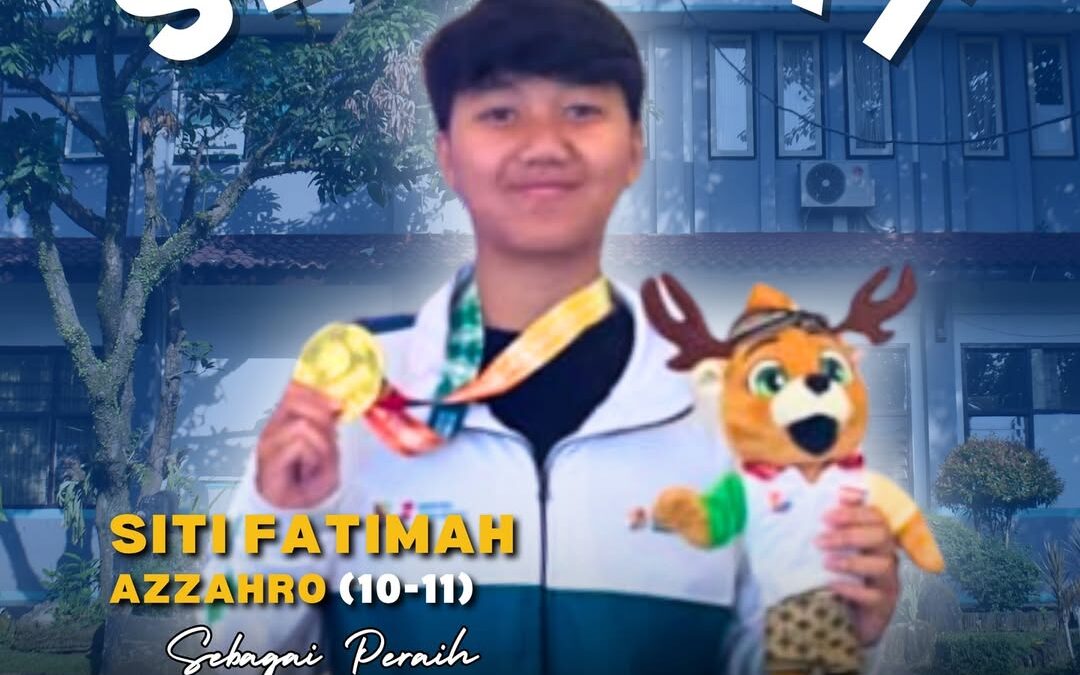 Selamat Kepada Siti Faqtimah Azzahro 10.11 Meraih Medali Emas Nasional Cabang Olahraga Street Soccer Putri mewakili Provinsi Jawa Barat