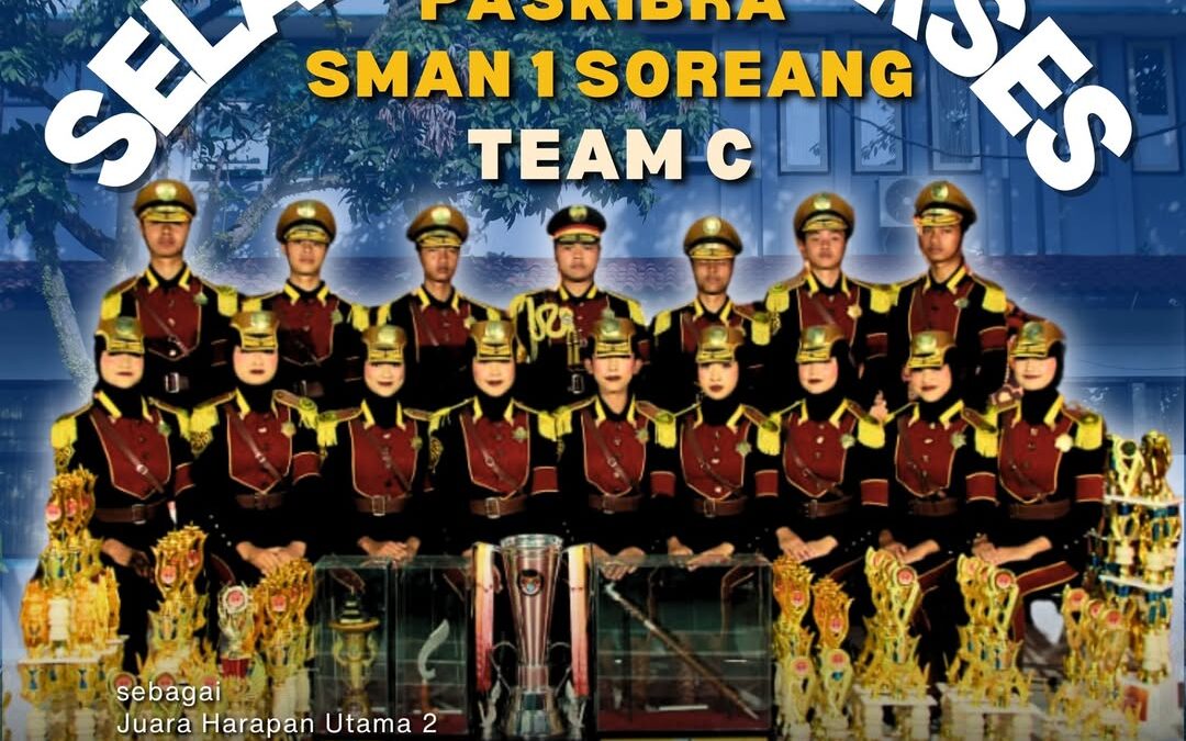 Selamat & Sukses Paskibra SMAN 1 Soreang Team C Atas Prestasi Yang Diraih!!