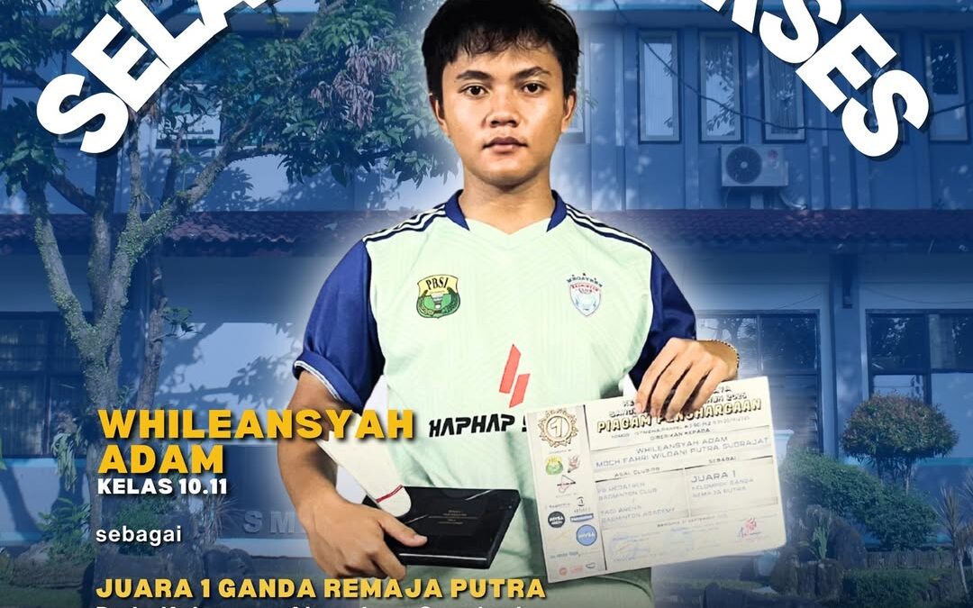Selamat dan Sukses Whileansyah Adam Atas Prestasi Yang Diraih.