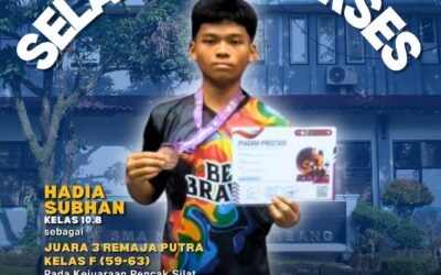 Selamat dan Sukses Hadia Subhan Atas Prestasi Yang Diraih.