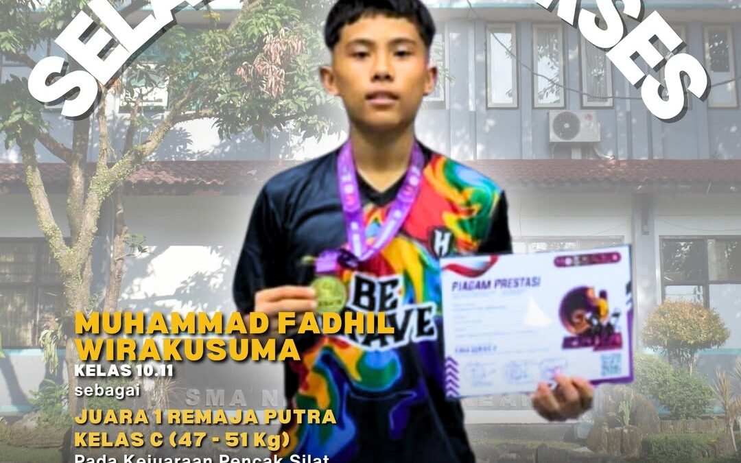 Selamat dan Sukses Muhmmand Fadhil Wirakusuma Atas Prestasi Yang Diraih.