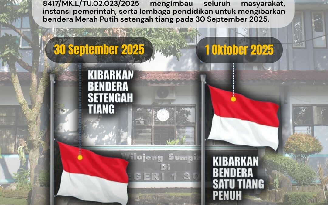 Kibarkan Bendera Merah putih.