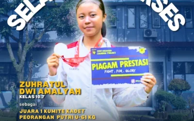Selamat dan Sukses Zuhratul Dwi Amalyah Atas Prestasi Yang Diraih!