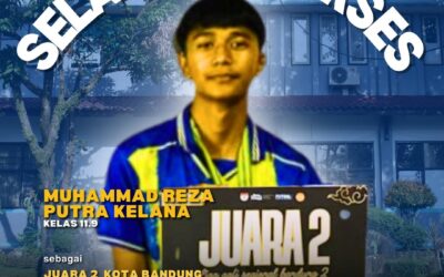 Selamat dan Sukses MUHAMMAD REZA PUTRA KELANA Atas Prestasi Yang Diraih!
