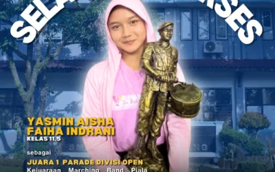 Selamat dan Sukses Yasmin Aisha Faiha Indrani Atas Prestasi Yang Diraih!