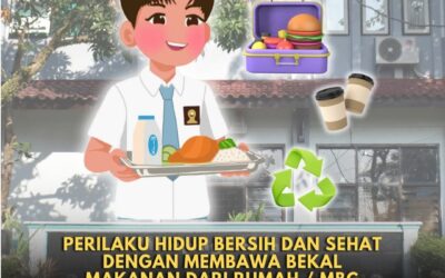Perilaku Hidup Bersih dan Sehat dengan membawa bekal makanan dari rumah