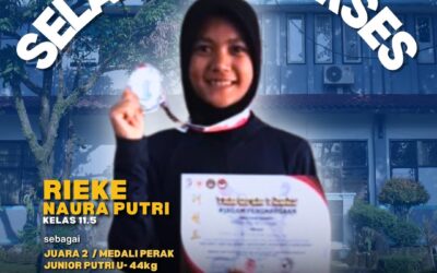 Selamat & Sukses RIEKE NAURA PUTRI Atas Prestasi Yang Diraih!