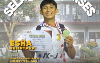 Selamat & Sukses ESHA JULINTARA Atas Prestasi Yang Diraih!