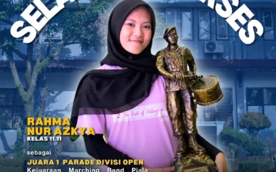 Selamat dan Sukses Rahma Nur Azkiya Atas Prestasi Yang Diraih.