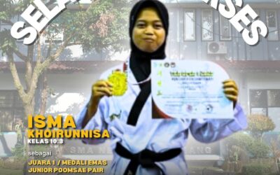 Selamat & Sukses ISMA KHOIRUNNISA Atas Prestasi Yang Diraih.