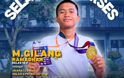 Selamat & Sukses M. GILANG RAMADHAN Atas Prestasi Yang Diraih.